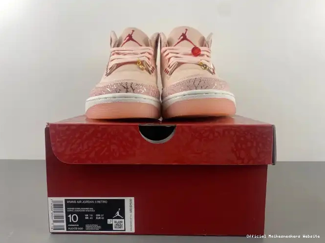 Official Maikesneakers 3 Jordan HJ0178-600 Valentines Air (W) Day 0611